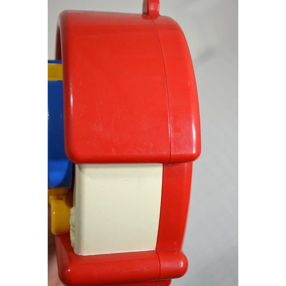 Vintage Fisher Price Kiddicraft Happy Puppy Wind Up Musical Toy #5617 *WORKS*